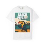 Beach Please! Toucan Graphic T-Shirt - Image 2