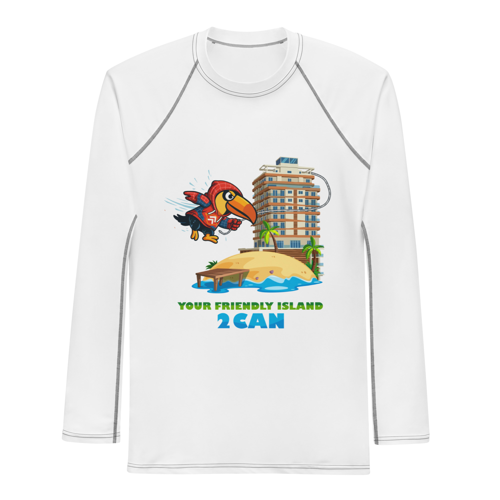 all-over-print-mens-rash-guard-white-front-699f841f39c45.jpg Your Friendly Island 2Can - Image 1